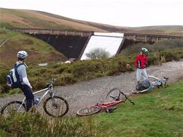 Our first proper view of the dam, full to overflowing - new photo for 2025