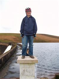 Zac pushing the limits on the Avon Dam - new photo for 2025