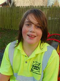 Andrew Banks, today's new rider at Broadhempston