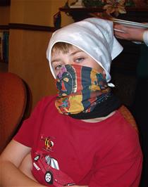 Sam at the Christmas Lunch - new photo for 2025