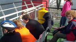 Deck views on the half-hour ferry journey from Mallaig to Armadale on the Isle of Skye