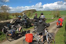 The group on the bridge near Asthall