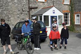 Ready to leave Cheddar Youth Hostel