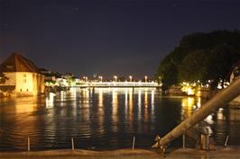 The River Aare from the Wengi Bridge, Solothurn, just outside the Youth Hostel