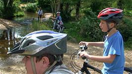 John quietly tries to find another way across the Flechs Water ford