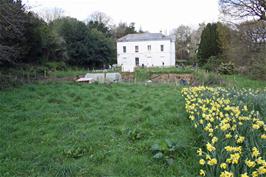 Golant Youth Hostel from the end of the garden