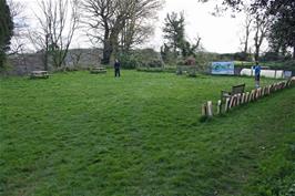 The gardens, as seen from Golant Youth Hostel