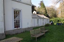 The back of Golant Youth Hostel