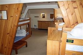 Our attic dormitory at Golant Youth Hostel