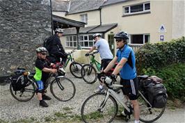Ready to leave Boswinger Youth Hostel
