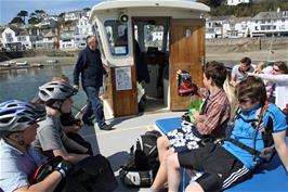 On board the St Mawes Ferry to Falmouth