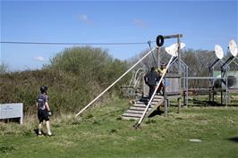 After-Segway fun at Goonhilly Downs Earth Station