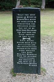 Side 2 of the Rufus Stone, New Forest