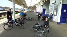 Preparing to leave Taunton rail station