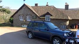 A short stop at Cloutsham Farm to refill our water bottles before we continue the climb onto Exmoor