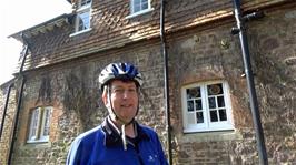 Michael outside Exford Independent Hostel