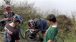 Will searches his pannier for his electric toothbrush, which has just started vibrating for no particular reason