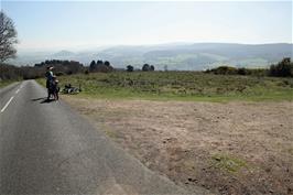 John and Will at the top of North Hill, Minehead