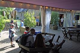 Dartington's Cider Press Centre was alive with music and visitors