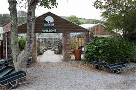 Entrance to the garden centre