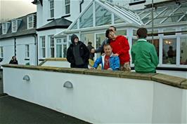 Leaving the Ilsington Country Hotel after our Christmas Lunch