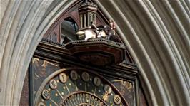 The Astronomical Clock inside Wells Cathedral, dating back to 1386-1392