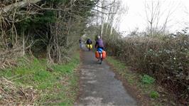 Riding the Norton-Radstock Greenway though Midsomer Norton