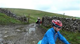 Moor Head Lane, the Google Maps shortcut, turns muddier by the minute