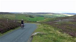 Starting the descent into Swaledale