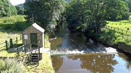 The River Rye from Shaken Bridge, Rye Dale, 11.6 miles into the ride