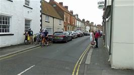 Our café stop, Bridget's Cafe, at West End, Kirkbymoorside, 6.4 miles into the ride