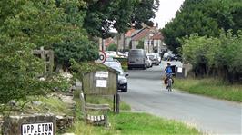 George rides through Appleton-le-Moors, 10.1 miles into the ride