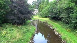 The River Esk, from Egton Bridge, 24.4 miles into the ride