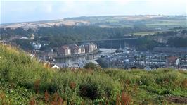 View back to Whitby from Church Lane