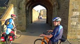 The impressive entrance to Whitby Youth Hostel, in the grounds of Whitby Abbey