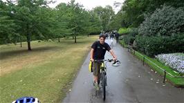 Approaching the Regent's Park Boating Lake