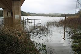 This footpath under the M5 appears to be closed today