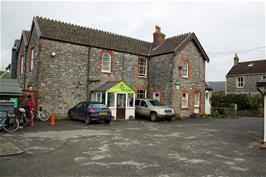 Preparing to leave Cheddar Youth Hostel