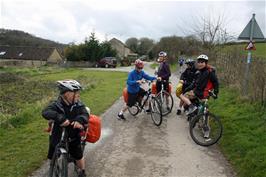 The cycle path at Foxcote, between Radstock and Wellow, 20.1 miles into the ride