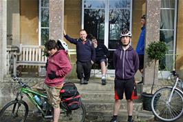 The group at Bath Youth Hostel