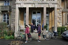 The group at Bath Youth Hostel