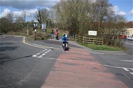 Joining the Bristol & Bath railway path at Bath