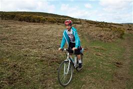 George on the moorland path from Dr Blackall's to New Bridge