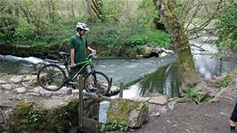 Lawrence crosses the leat