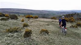 Dillan and Will starting the descent to Chalk Ford