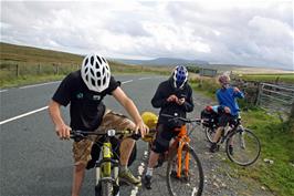 Widdale Head - top of the hill and crossing into Richmondshire