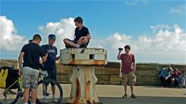 The group on West Pier, Whitby