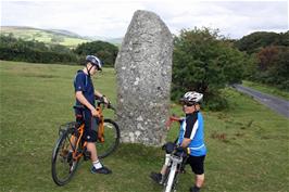 The Silver Jubilee stone near Leusdon