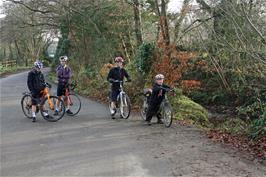 The group by the Bovey Pottery Leat, Chapple Road, Bovey Tracey