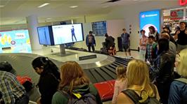 Baggage reclaim at Bergen airport